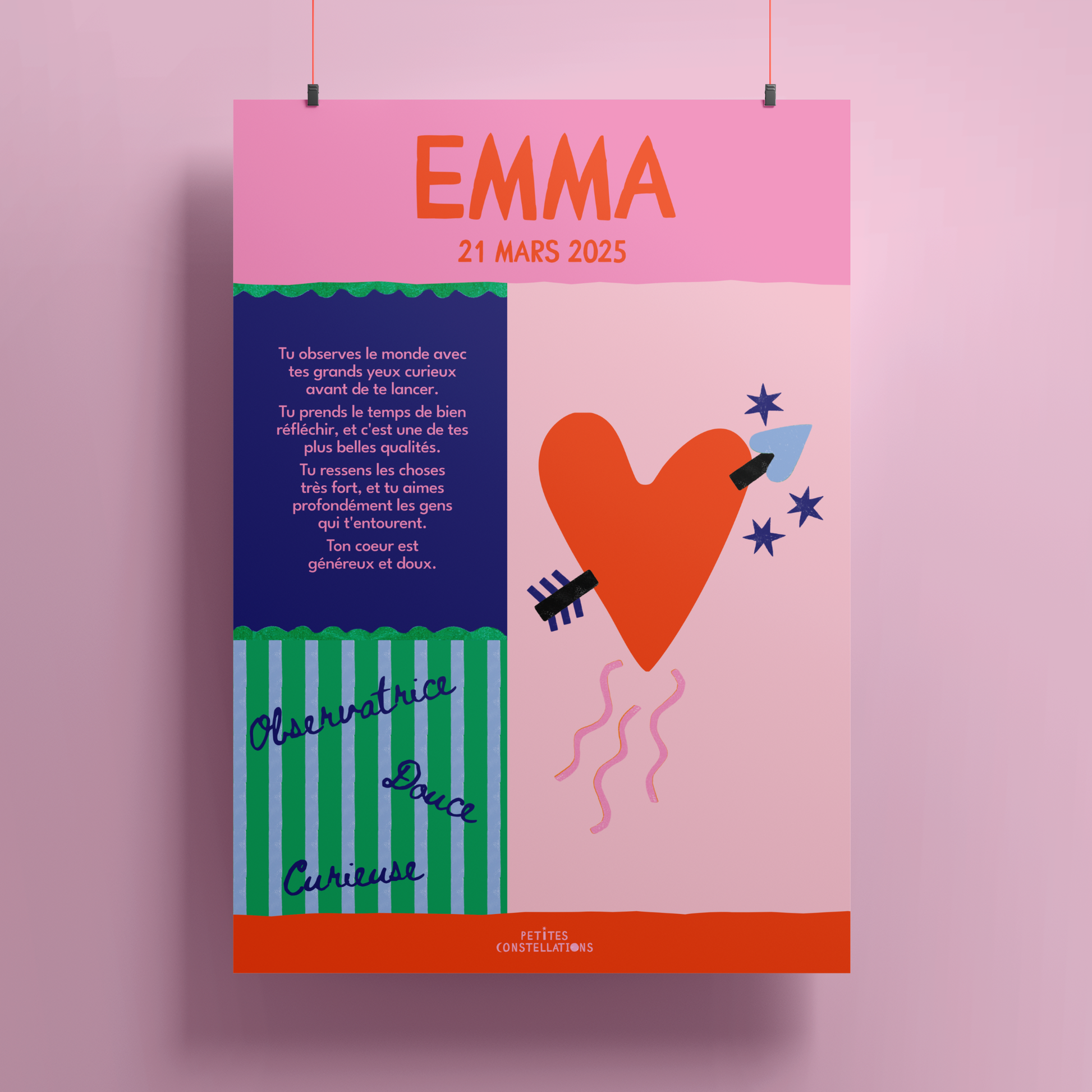 Mon Coeur - l'affiche petits blocs