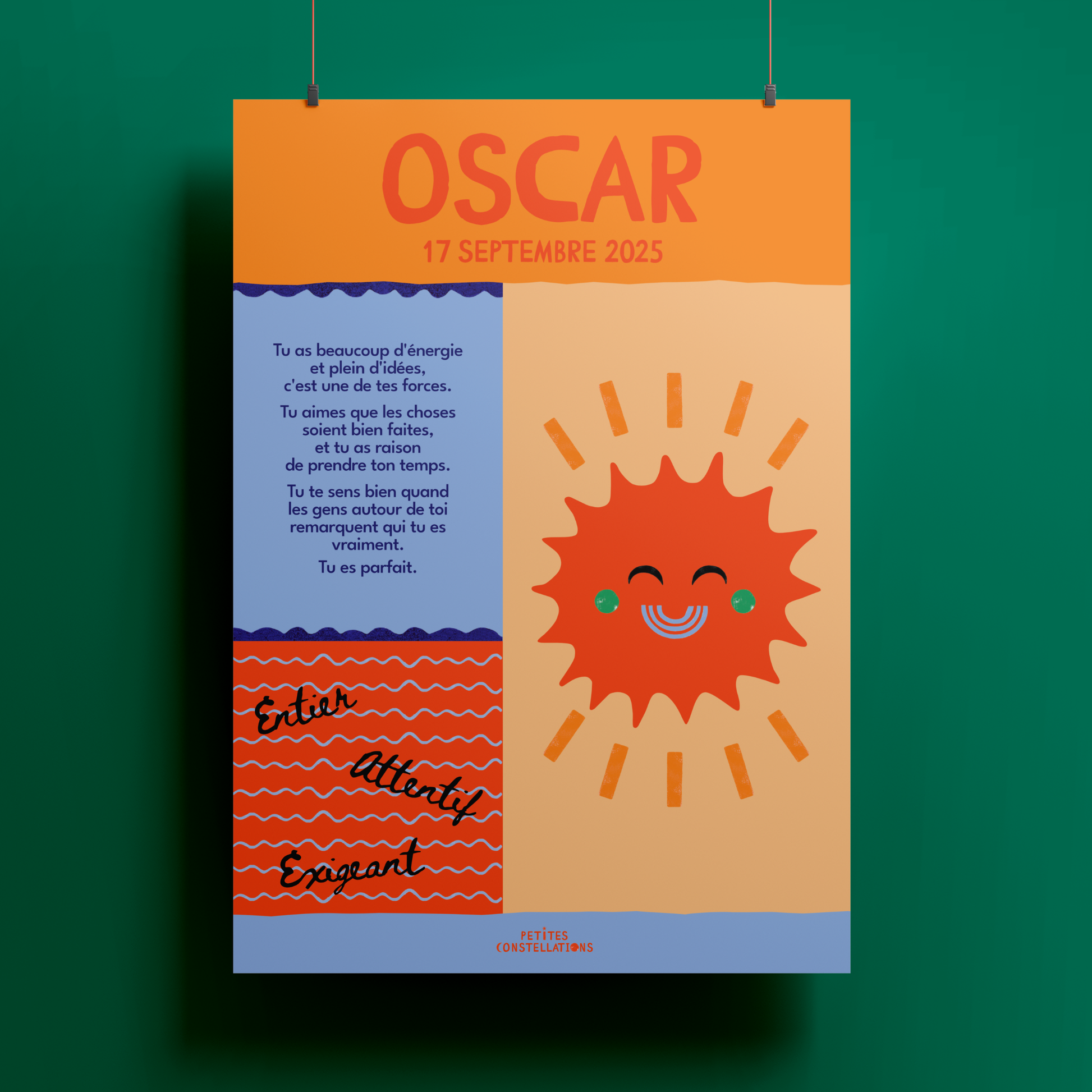 Mon Soleil - l'affiche petits blocs