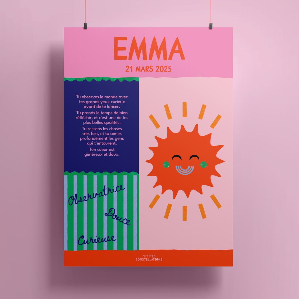 Mon Soleil - l'affiche petits blocs