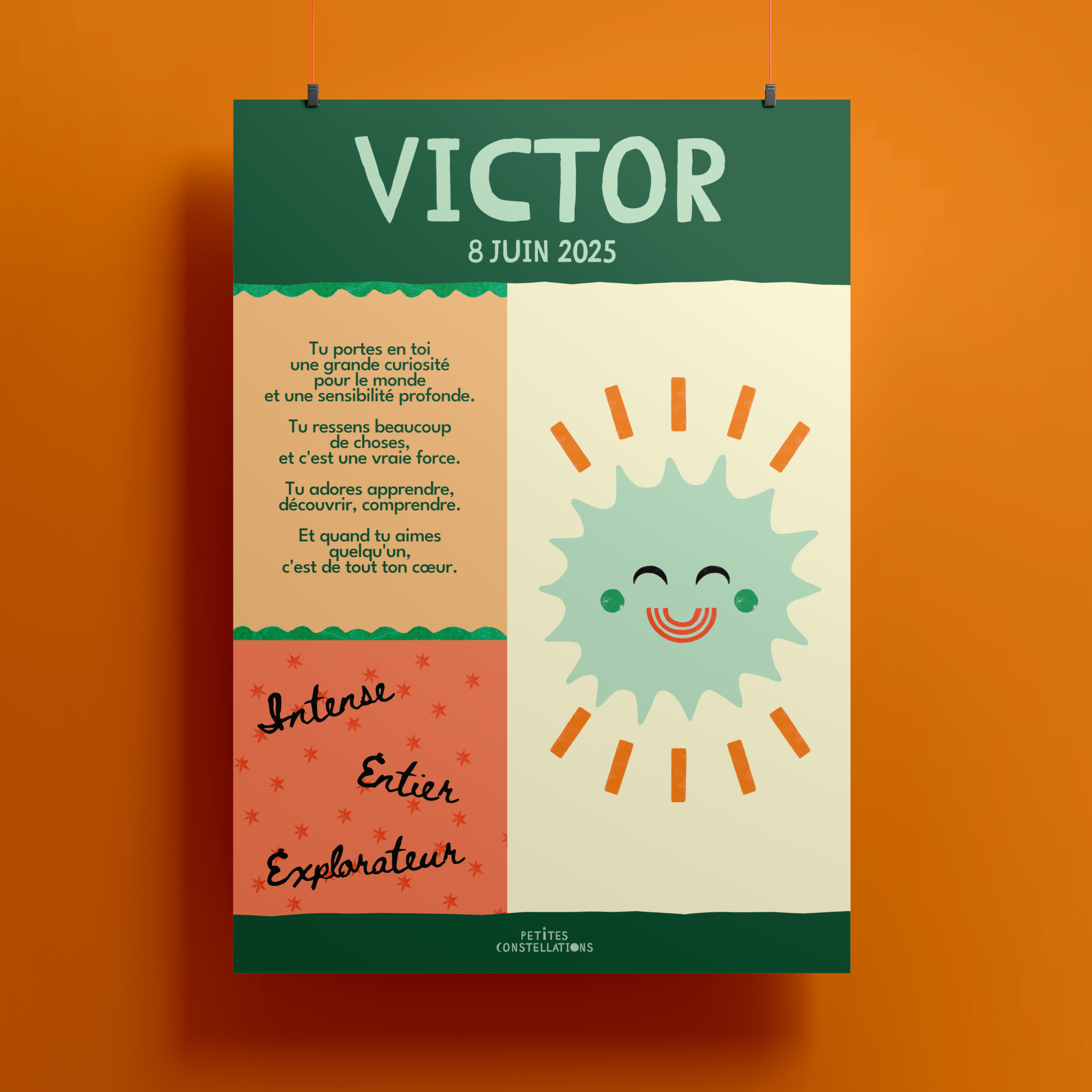 Mon Soleil - l'affiche petits blocs